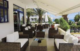 Ostrov Rhodos a hotel Danae s terasou