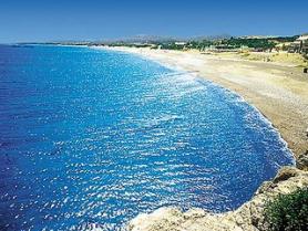 Rhodos a hotel Tselios - pláž