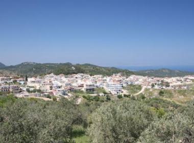Rhodos - vesnice Embona ležící nedaleko vesnice Salakos