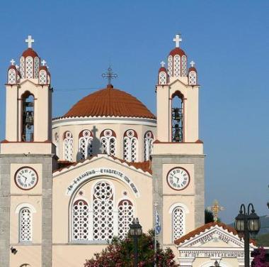 Rhodos - kostel Agios Panteleimon ve vesnici Siana