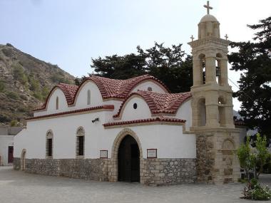 Rhodos s klášterem Moni Skiadi