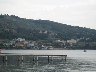 Theologos na pobřeží řeckého ostrova Rhodos