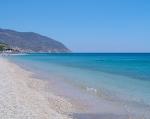 Rhodos  pláž nedaleko vesnička Agios Isidoros