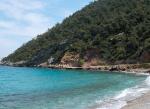 Rhodos - část pobřeží u osady Glyfada