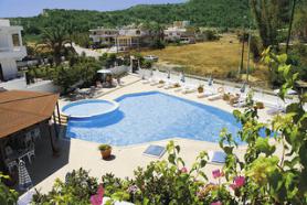 Ostrov Rhodos a hotel Danae s bazénem