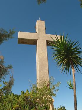 Filerimos s křížem, ostrov Rhodos