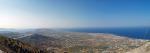 Pohled na ostrov Rhodos z hory Profitis Ilias