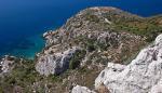 Kritinia a skalnaté pobřeží, ostrov Rhodos